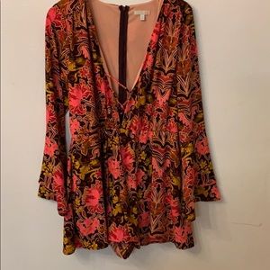 Cute bright floral jumpsuit